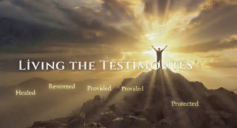 LIVING THE TESTIMONIES!