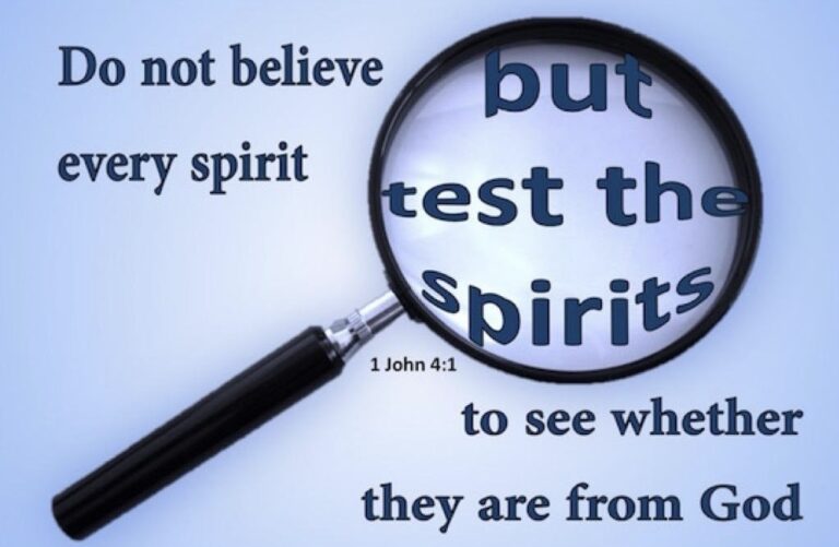 TESTING THE SPIRIT!